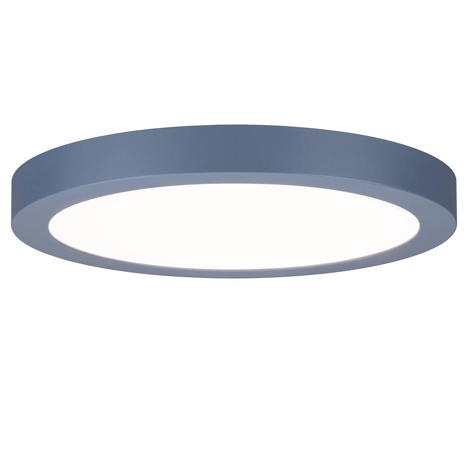 LED-Deckenleuchte Abia Polycarbonat Babyblau 0