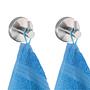 Wandhaken Uno Bosio (2er-Set) Edelstahl Silber 0