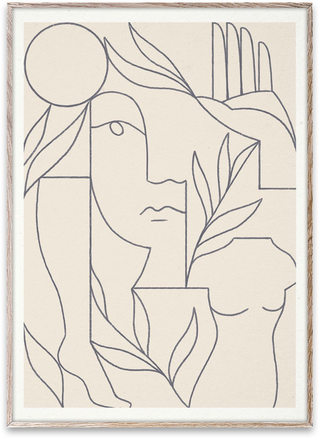 Eden Poster Beige ohne Rahmen 0