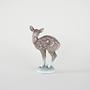 Deer figure porcelain 1970s 2