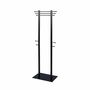 Garderobenstange Metall Glas Schwarz 0
