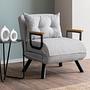 Sando Sleeper Armchair Bouclé Grey 0