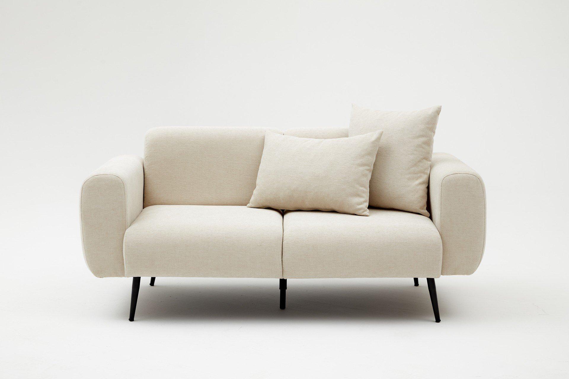 Side Sofa 2-Sitzer Creme 1