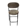 Series 430 Hocker Samt Taupe 2