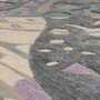 Wollteppich Camilla Handgefertigt Mauve 160 x 230 cm 2