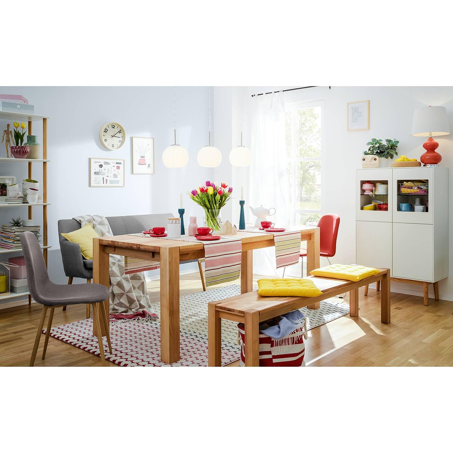 Richwood Sitzbank Kernbuche Massiv 2