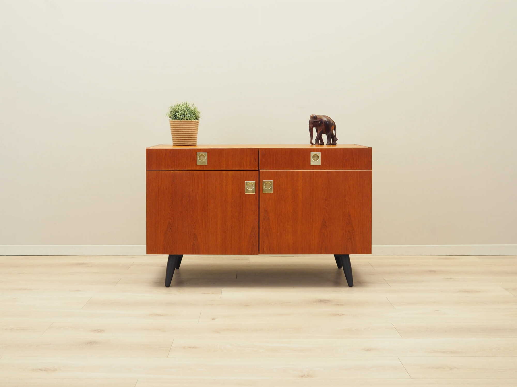 Schrank Holz Braun 1970er Jahre 1