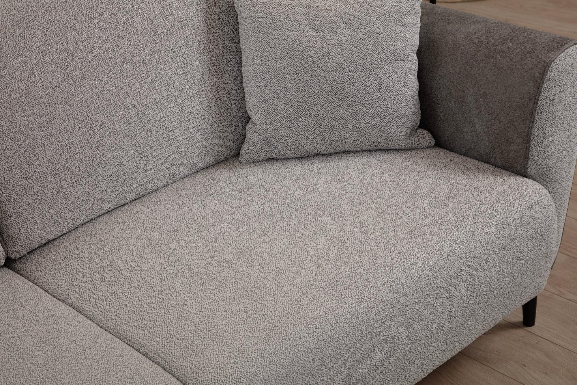 Aren 3-Sitzer Schlafsofa Grau 3