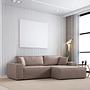 Pƒ±rlo Right Corner Sofa Brown 1