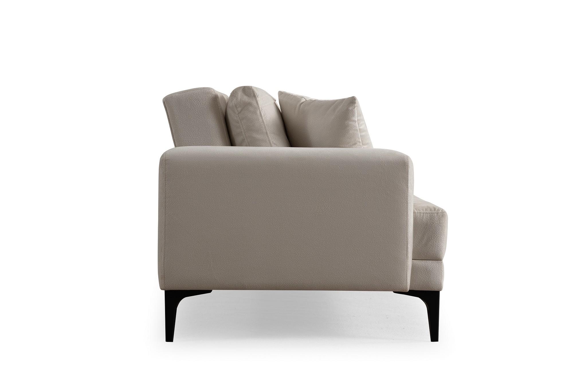 Astana 3-Sitzer Sofa Grau 5