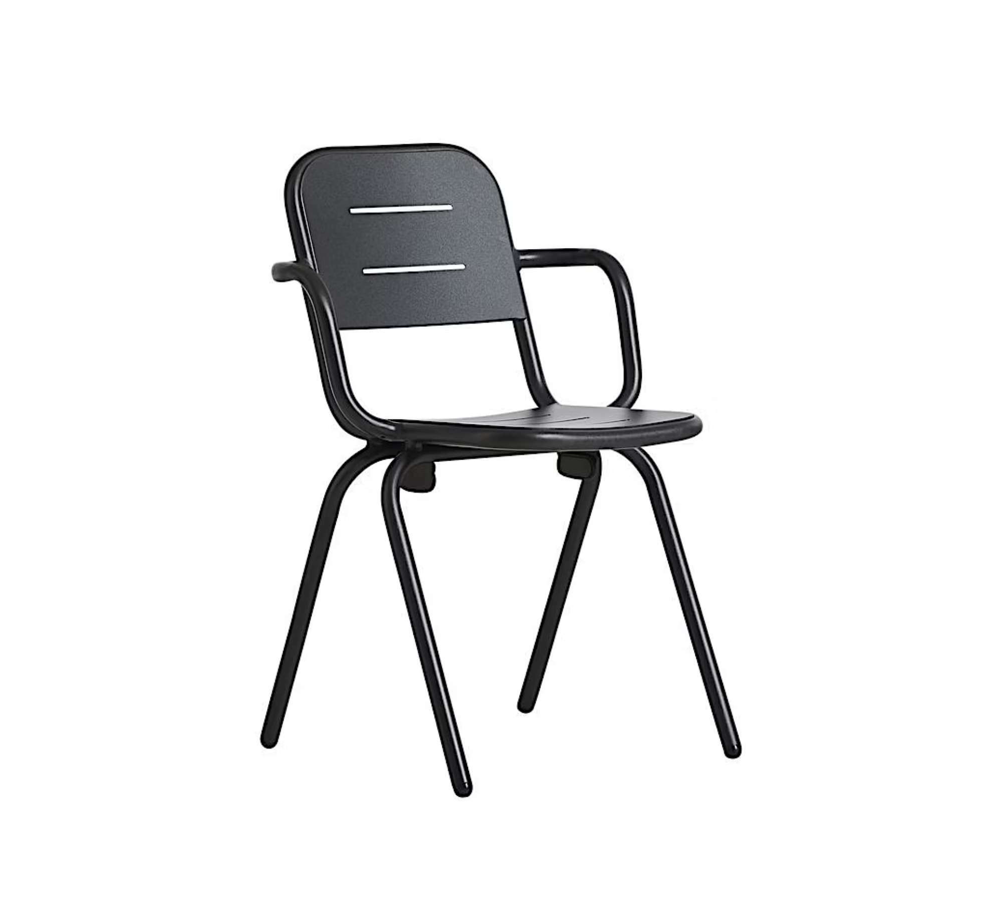 Ray Café Stuhl Metall Grau 0