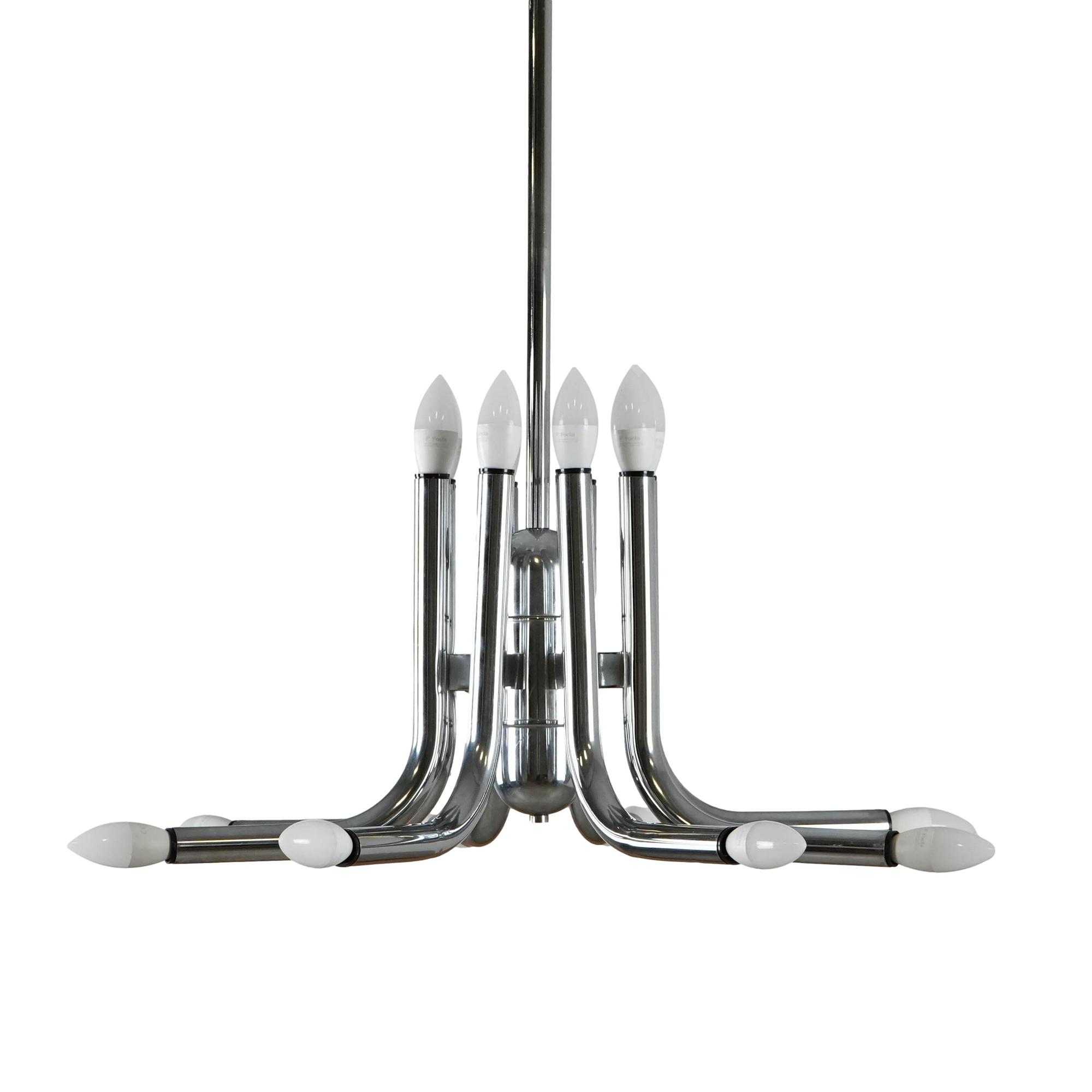 Pendelleuchte Metall 1970er Jahre 0