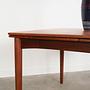 Teak table Brown 1970s 5