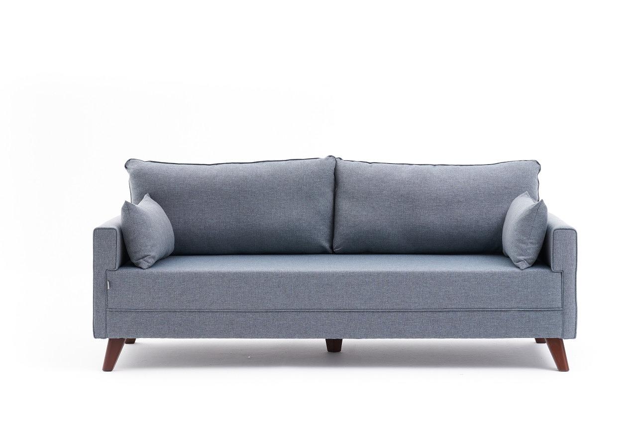 Bella Sofa 3-Sitzer Blau 6