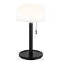 Norman LED-Tischleuchte Acrylglas Bambus 1-flammig 0