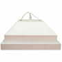 Vintage Pendant Lamp Metal White 1970s 0