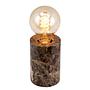 Frigid Tischleuchte 1-flammig Marmor Rotbraun 3
