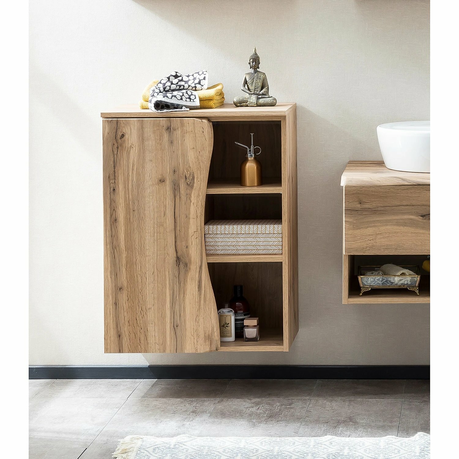 Schrank Holz Braun 1