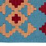 Kilim Gashgai Teppich Blau 1