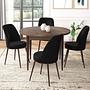 Tor Dining room set Baroque and Black 1