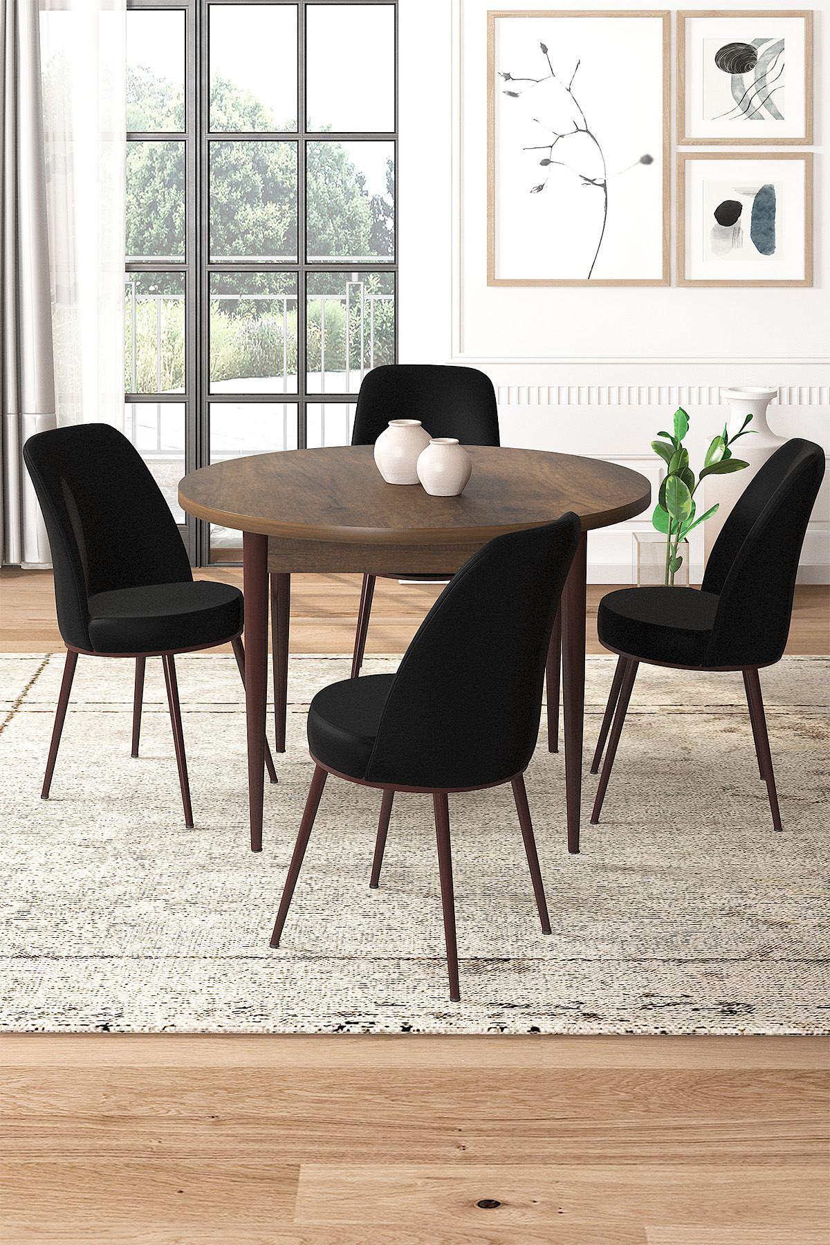 Tor Dining room set Baroque and Black 1