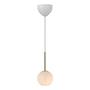 Pendant Light Franca 1-Light Opal Glass White 4