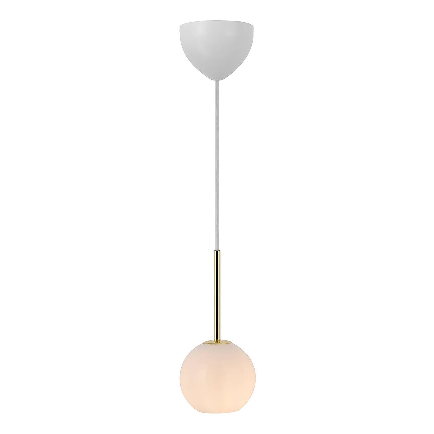 Pendant Light Franca 1-Light Opal Glass White 4