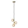 KJUL Pendelleuchte Metall Gold 3-flammig 3