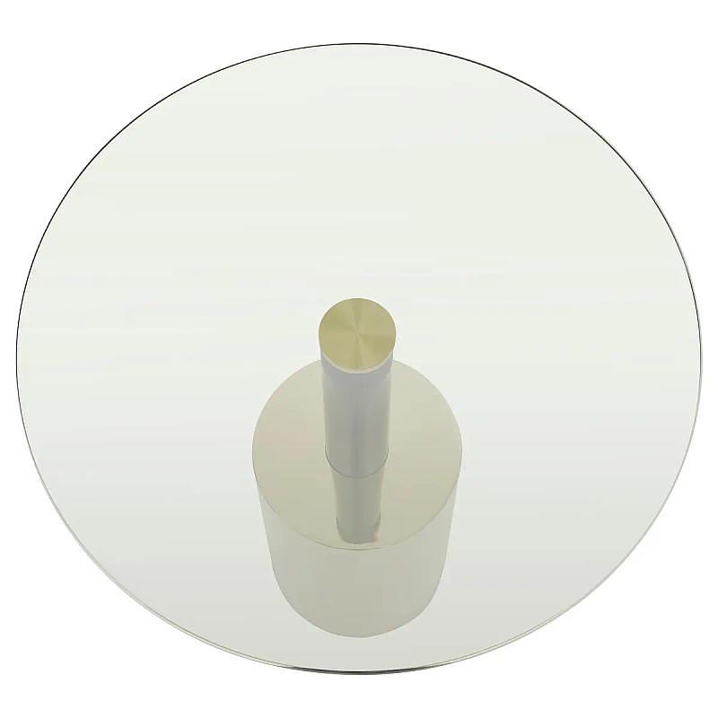 Oria Beistelltisch mit warm-metallicfarbenem Gestell
 7