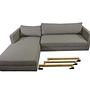 Madison Schlafsofa Récamiere Links Agnes Brown 1
