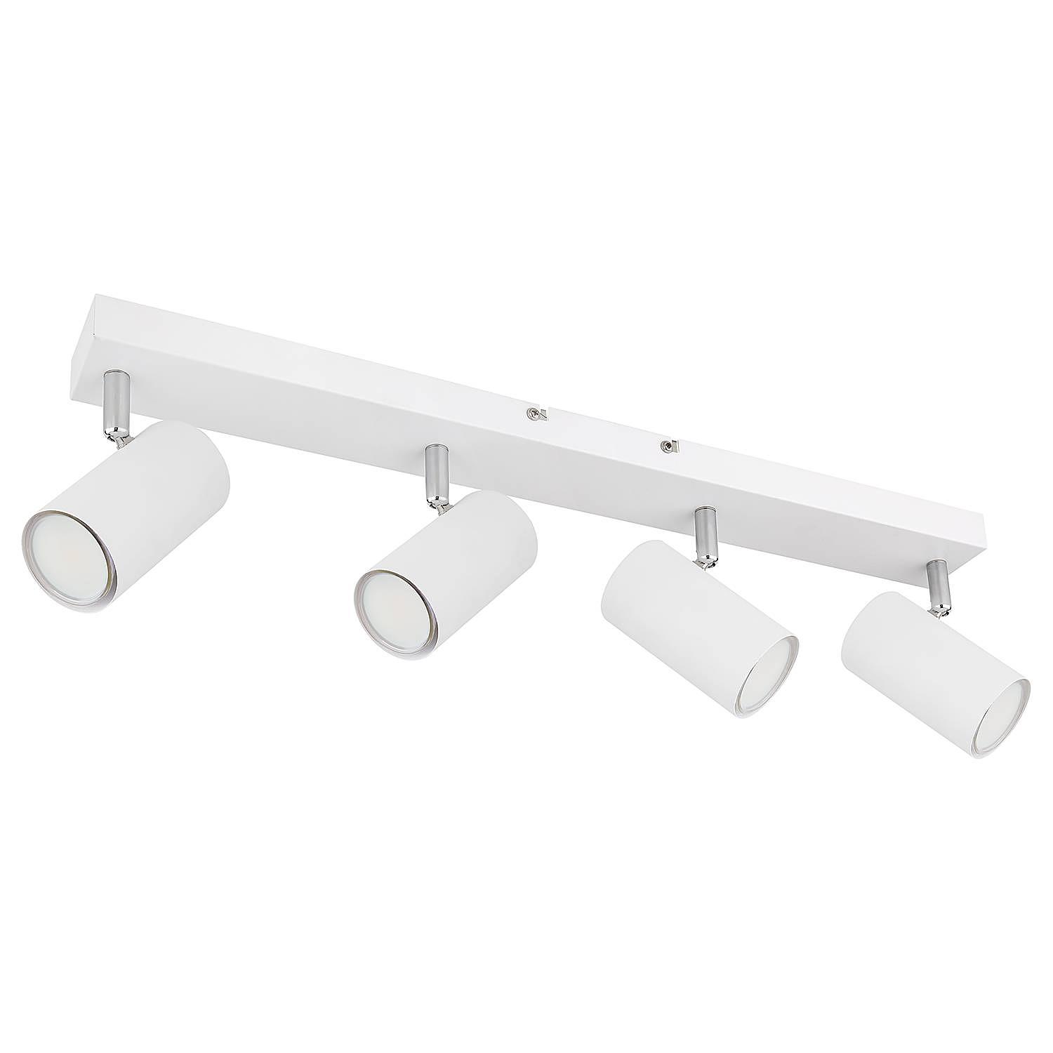 Ceiling spotlight Robby 4-light iron white 3