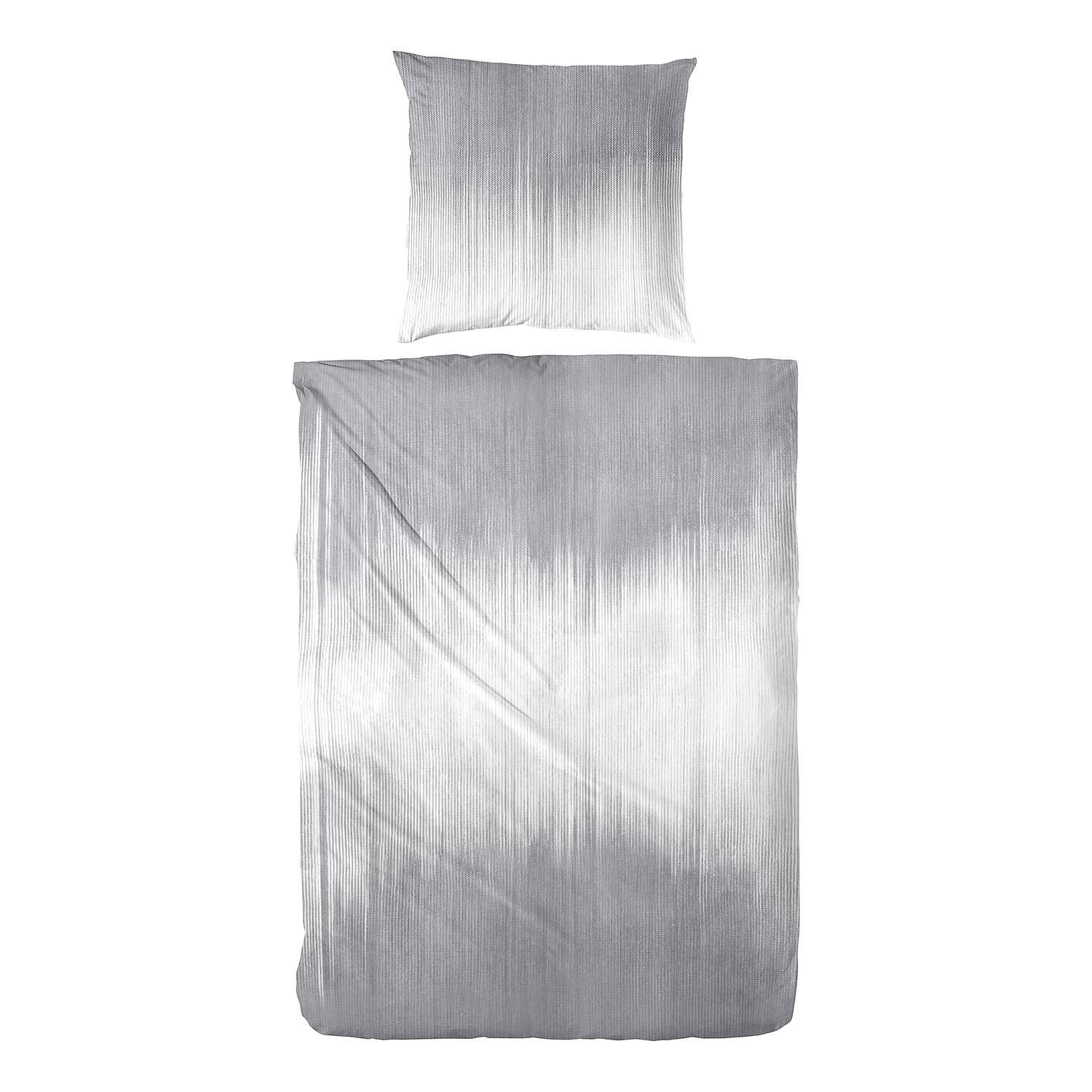 Mako Bettwäsche Set Ebbe&amp;Flut 135 x 200 + Kissen 80 x 80 1