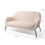 Ugo 2-Sitzer Sofa Cosmic Latte 5