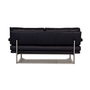 Living Platform Sofa 2-Sitzer Leder Dunkelblau 7