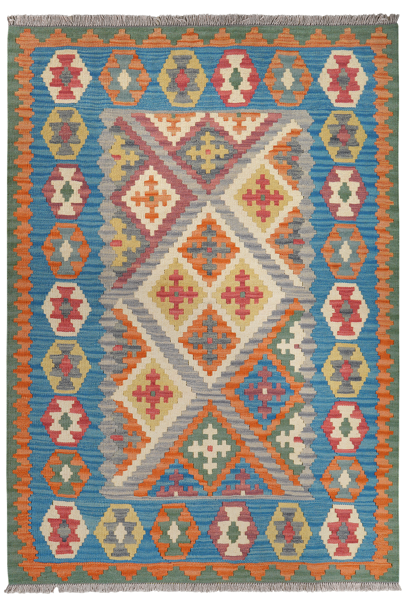 Kelim Gashgai Wool Multicolored 0