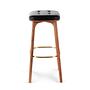 UTILITY Stool Leather Black 1