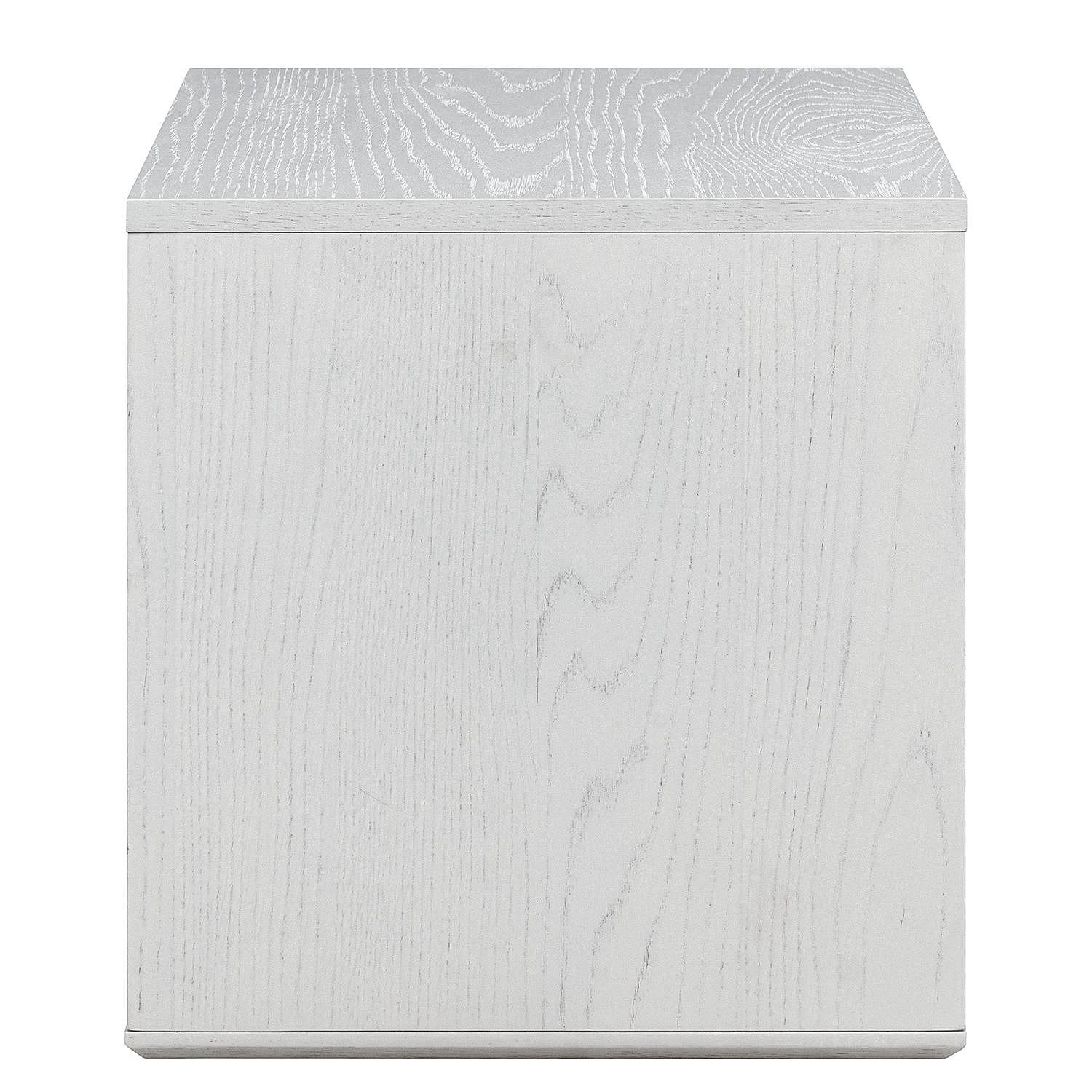 Nightstand Yolmeh Real wood veneer White 3