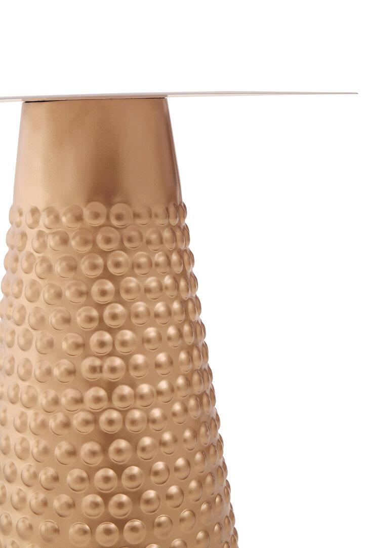 Amira Beistelltisch Eisen Gold Weiß 41cm 7