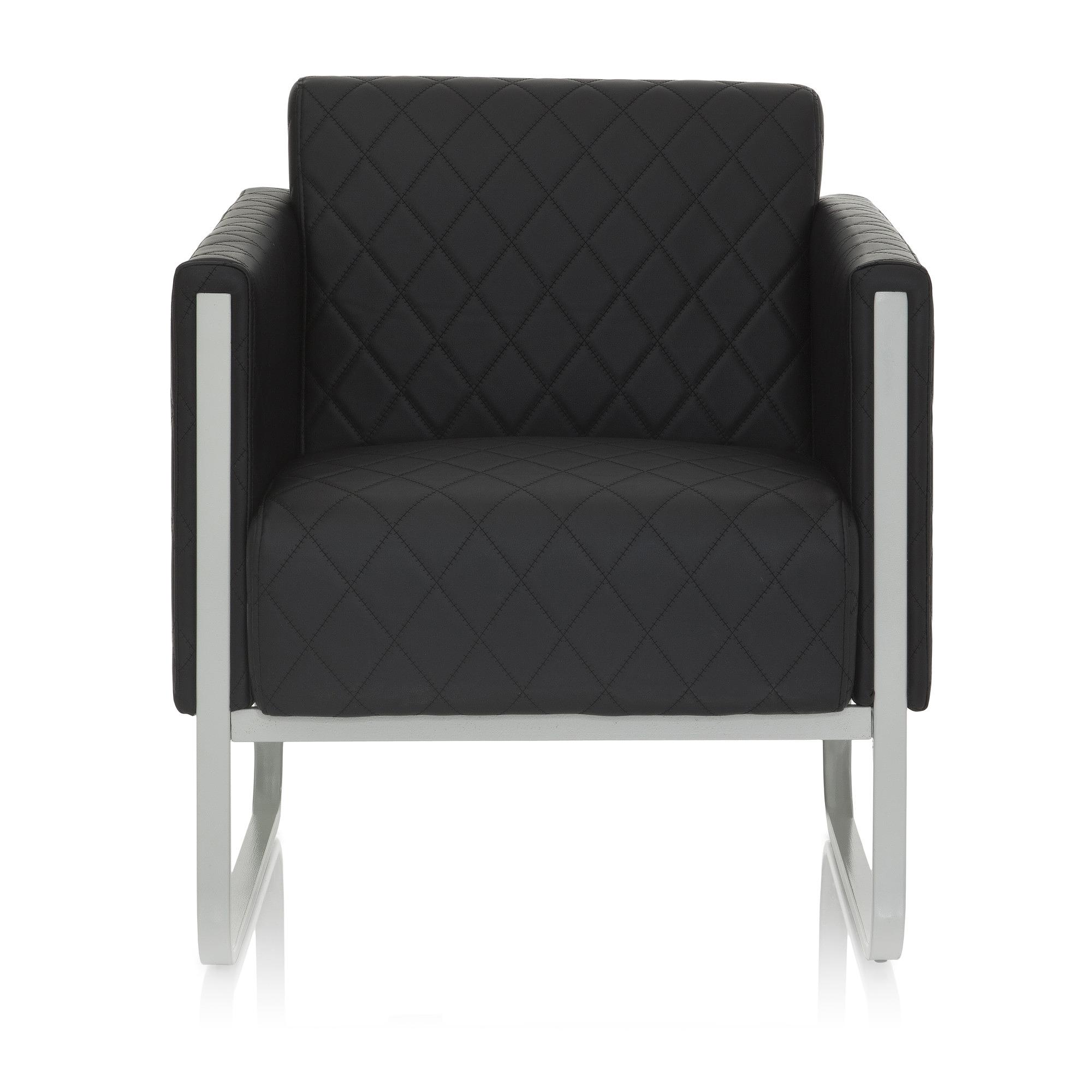 Aruba Armchair Faux Leather Black 0