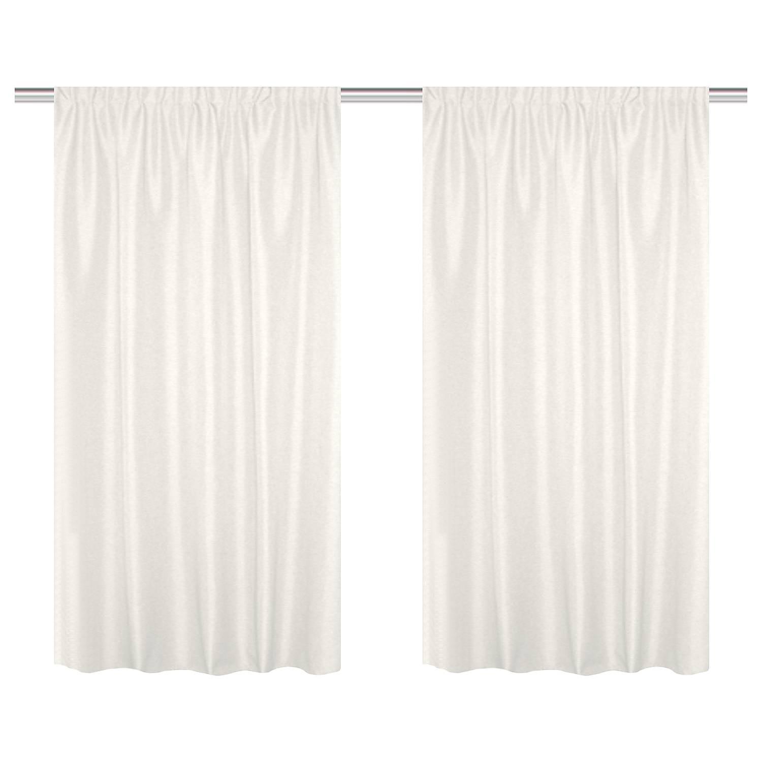 Fertigschal Kotu (2er-Set) Polyester Wollweiß 135 x 145 cm 0