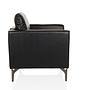 BAVERO Lounge Chair Faux Leather Black 6