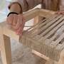 DIY-Hocker aus Korbgeflecht 6