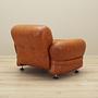 Sessel Leder Braun 1970er Jahre 6