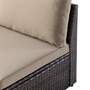 Loungesessel Polyrattan Braun 4