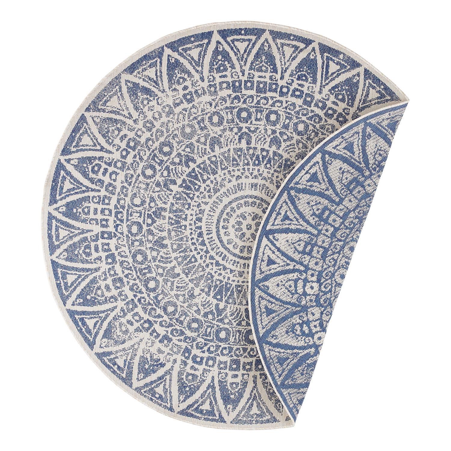 Lilja Reversible Rug Polypropylene Blue 1