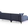 Modernes Sofa Récamiere Links Blau 8