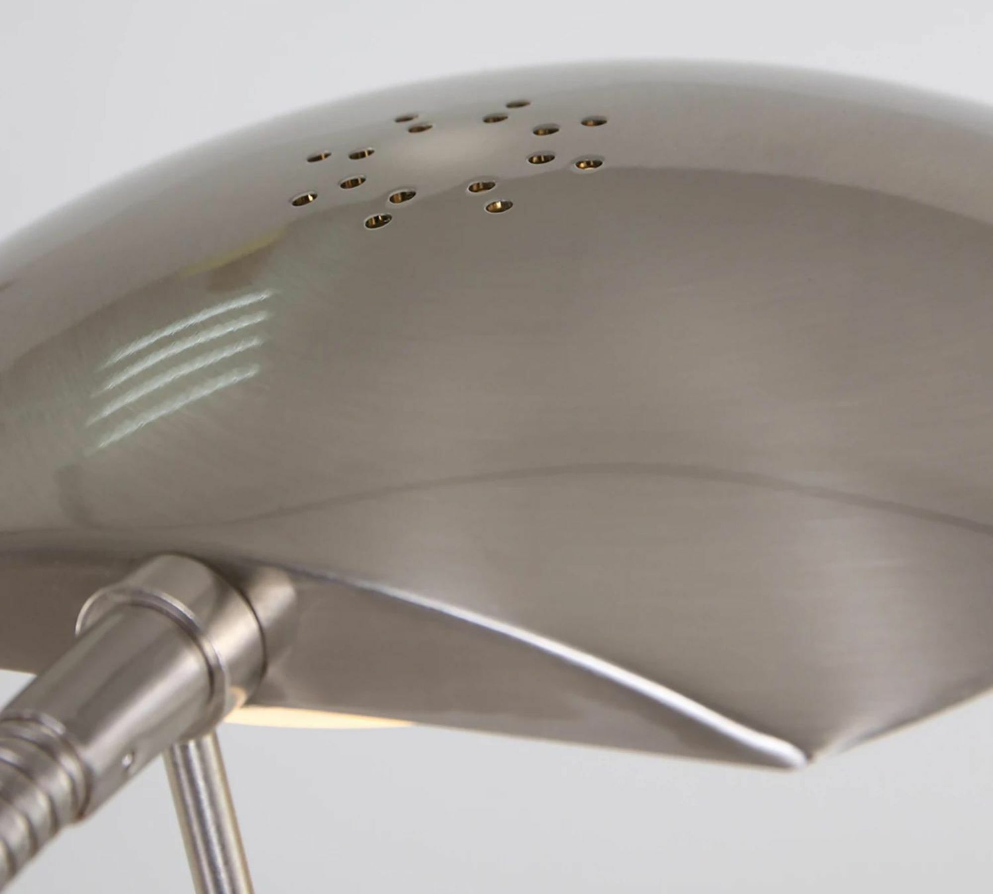 LED Tischleuchte Mexlite I Milchglas Eisen flammig flammig 2