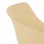 2x Vedene Gartenstuhl Stahl Kunststoff Beige 4