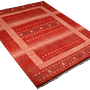 Tappeto Rizbaf Gabbeh lana rosso 2