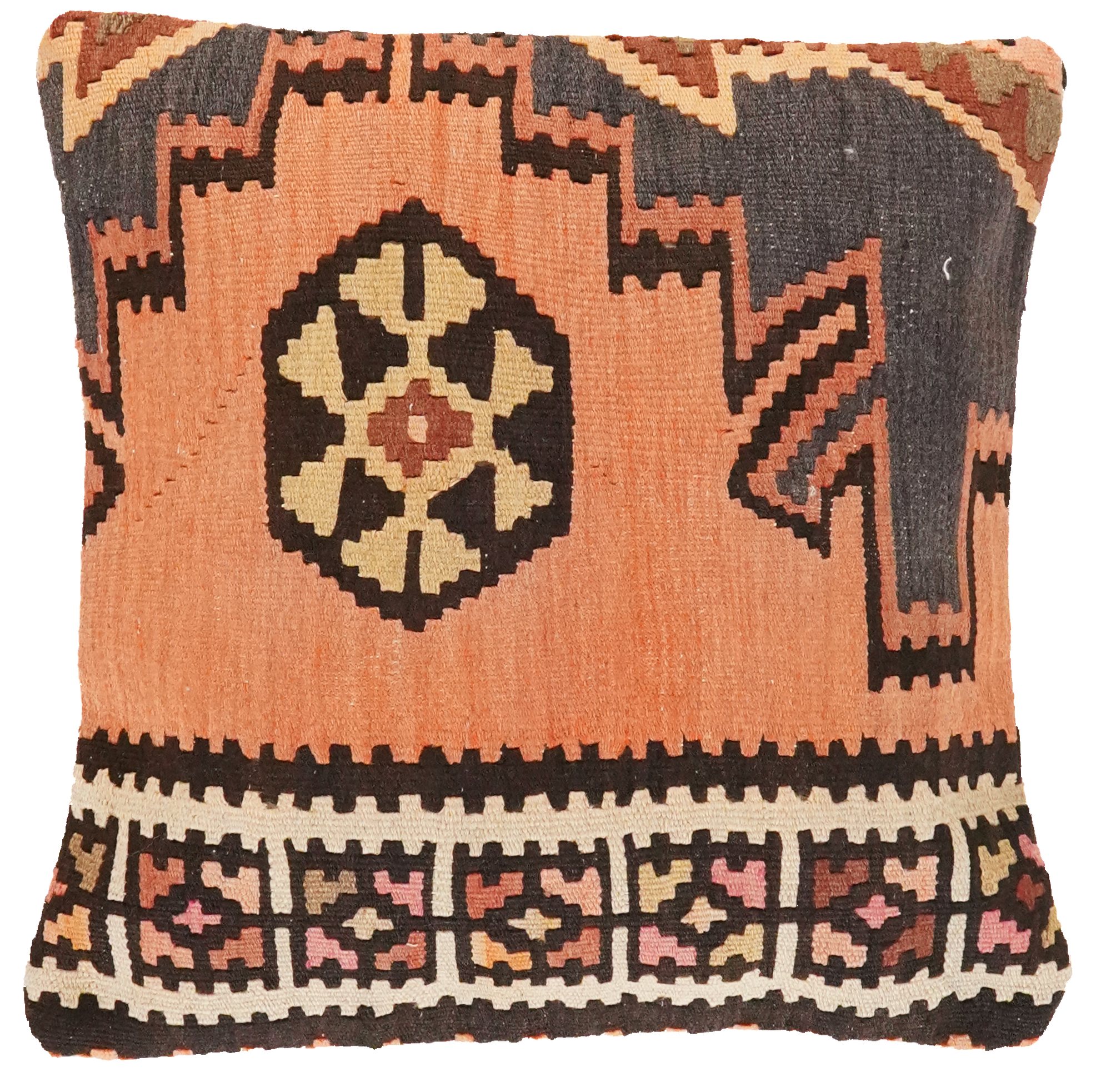 Kilim Cushion Cover Brown 0